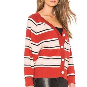REVOLVE Callahan Sweater Campbell Striped Cardigan Size S